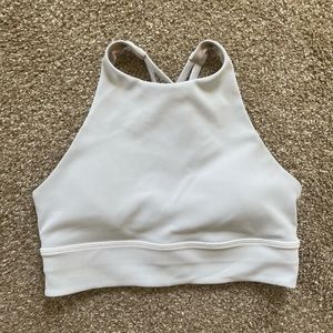 Lululemon white sports bra